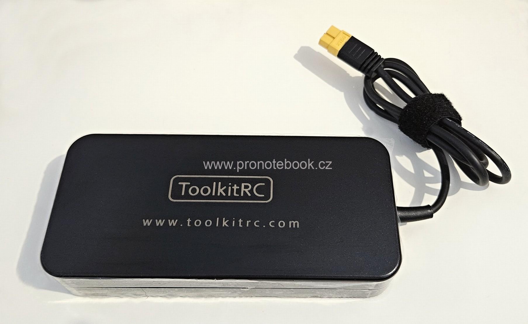 PSU ToolkitRC ADP180 AC 100-240v > DC 19.5V, 9.3A, 180W, XT60 NOVÉ SKLADEM