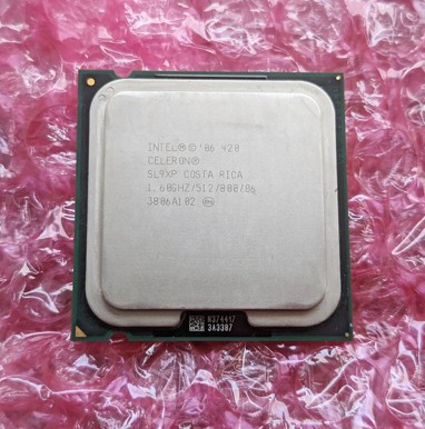 Intel Celeron 420 512KB Cache, 1.6 GHz, LGA775, SL9XP, HH80557RG025512, BX80557420, BXC80557420, TDP 35W SKLADEM