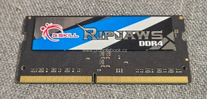 G.SKILL Ripjaws F4-3200C22S-8GRS 8GB DDR4 260-pin SO-DIMM PC4-25600 3200Mhz CL22 1Rx8 1.2V non-ECC Intel XMP 2.0 SKLADEM