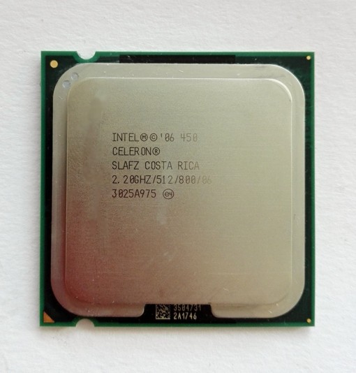 Intel® Celeron 450 SLAFZ (512K Cache, 2.20 GHz, 800 MHz FSB), HH80557RG049512 SKLADEM