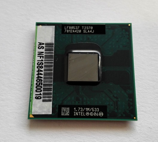 Intel® Pentium T2370, 1M, 1.73 GHz, 533 MHz FSB, SLA4J, LF80537GE0301M