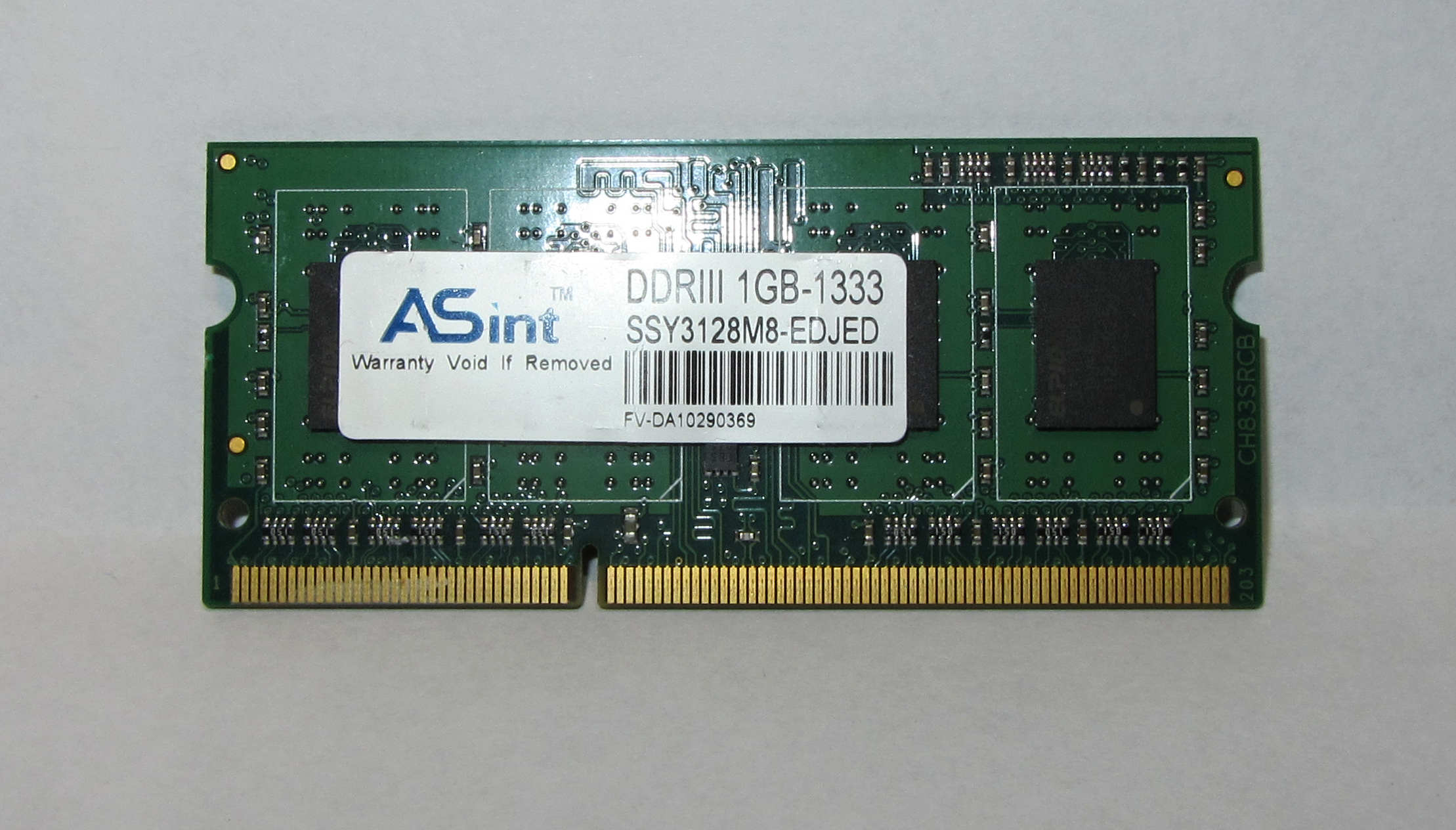 ASUS 1GB DDR3 1333MHz, SSY3128M8-EDJED SKLADEM