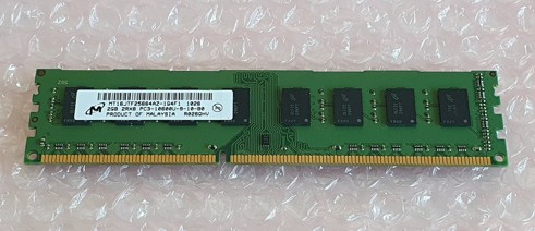 Micron 2GB MT16JTF25664AZ-1G4F1 240Pin DIMM DDR3, 1.5V, 2Rx8, non-ECC, CL9, PC3-10600, 1333MHz SKLADEM