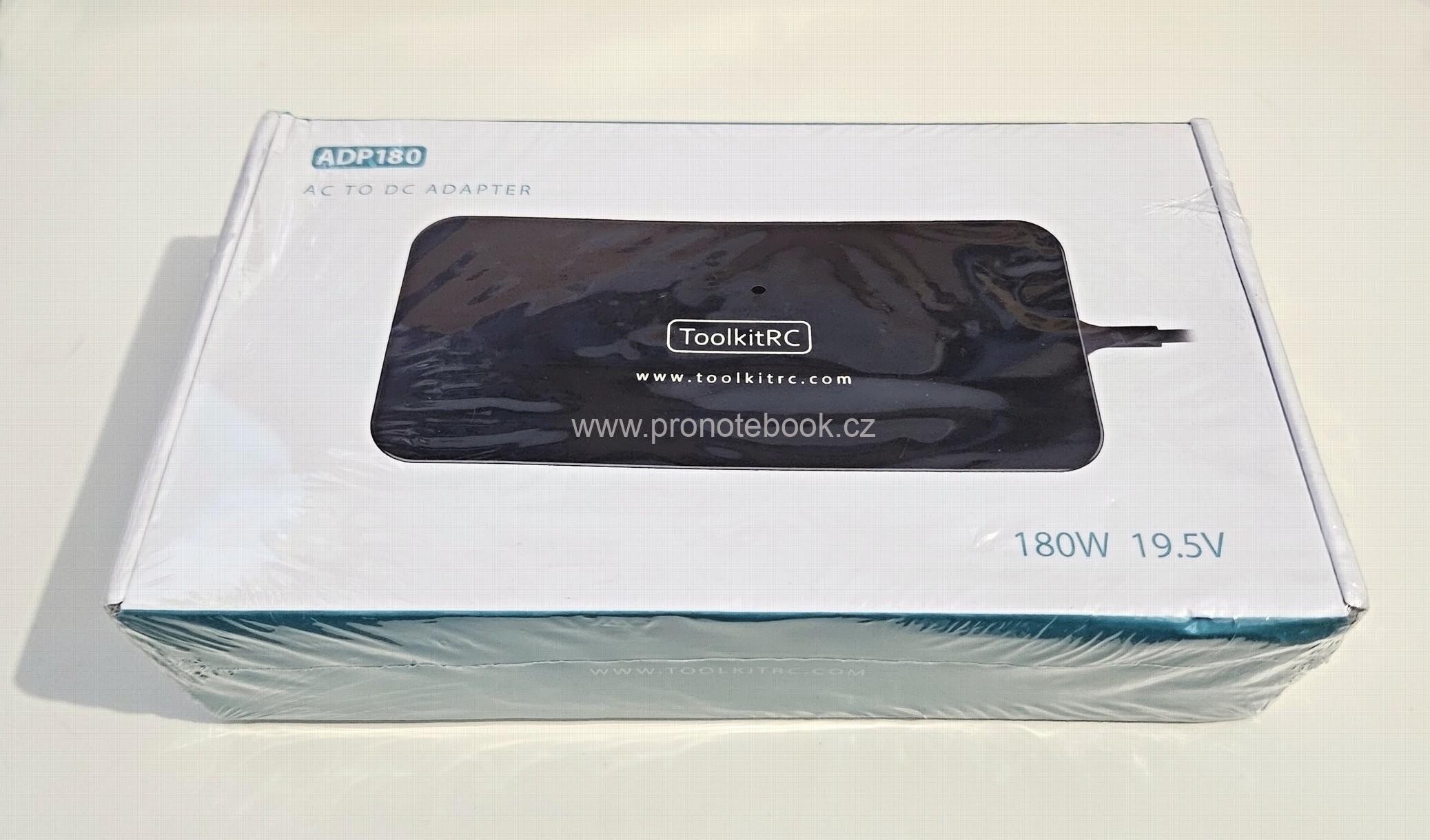 PSU ToolkitRC ADP180 AC 100-240v > DC 19.5V, 9.3A, 180W, XT60 NOVÉ SKLADEM
